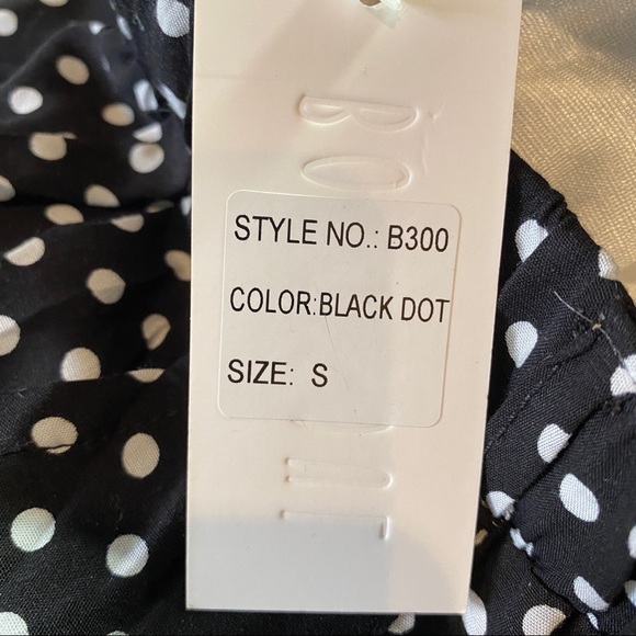 NWT BOHO SOUL Polka-Dot Ankle Ruffle Pants (S) - Picture 14 of 14